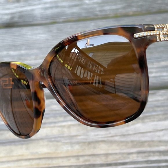 Versace Women Sunglasses Polarized Brown Tortoise MOD.4290 57[]16 140 Made Italy - Picture 4 of 14